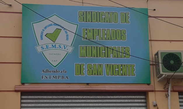 Volvieron a robar en un sindicato de municipales de San Vicente: en pleno centro