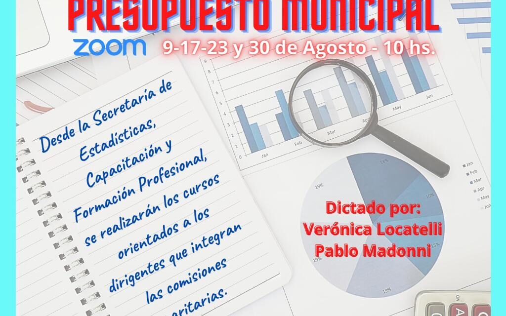 CURSO de CAPACITACIÓN SOBRE PRESUPUESTO MUNICIPAL