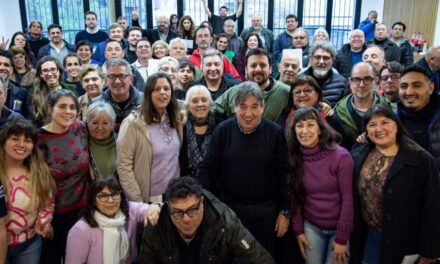 Ruben “Cholo” García y Emmanuel Santalla se reunieron con representantes municipales junto a la Presidenta del IPS