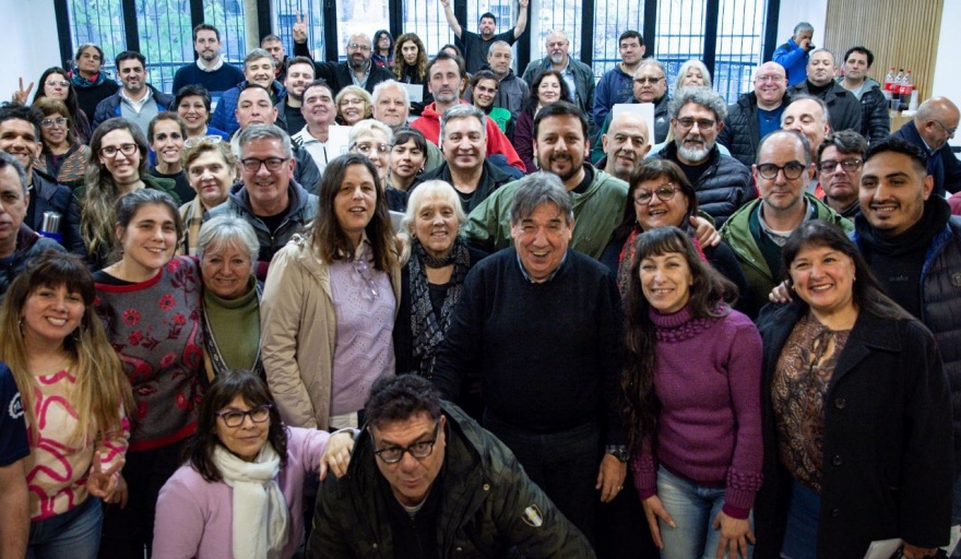 Ruben “Cholo” García y Emmanuel Santalla se reunieron con representantes municipales junto a la Presidenta del IPS