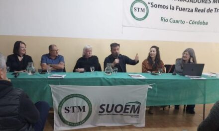 Capacitación en el Sindicato de Municipales de Rio Cuarto (Córdoba)