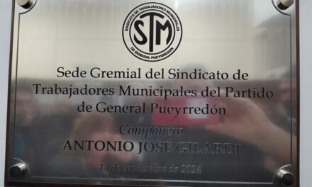 14-09-24 Sede Sindical «ANTONIO JOSÉ GILARDI».