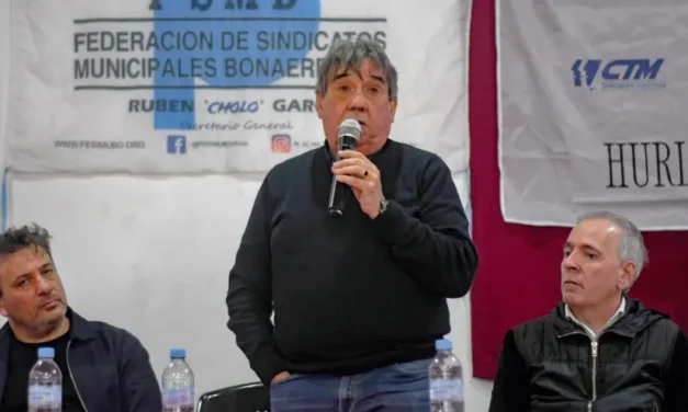 Rubén «Cholo» García: «Es inaceptable que un trabajador municipal no pueda cubrir la canasta básica»